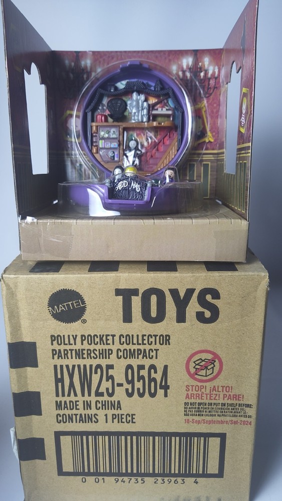 Mattel Collectors Polly Pocket The Addams Family Compact New 2024