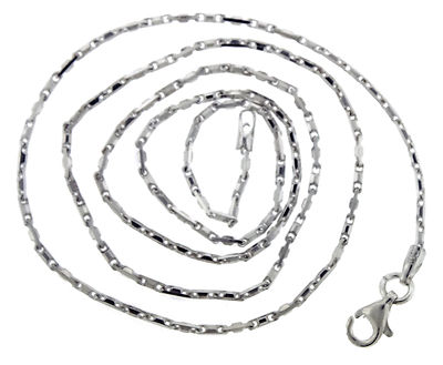 Pfeil Glieder Kugel 30'' Kette Halskette 1,6 mm massiv echt 925 Sterling Silber NEU