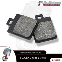 Lg-Motors BremsbeläGe Vorne Piaggio Liberty 150 4T 2008-2011 Schwarz