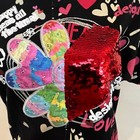 NWT Desigual Girls Reversible Sequins Top, 100% Cotton, sz 9-10 — photo 2