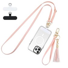 Phone Crossbody Strap, Cell Phone Lanyard for Women, 1 Leather Phone Style C