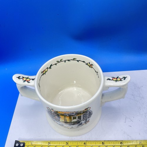 Tasse Taunton Apfelwein weiß Becher Keramik Loving Seton Pottery Half Pint Home Place - Bild 12 von 14