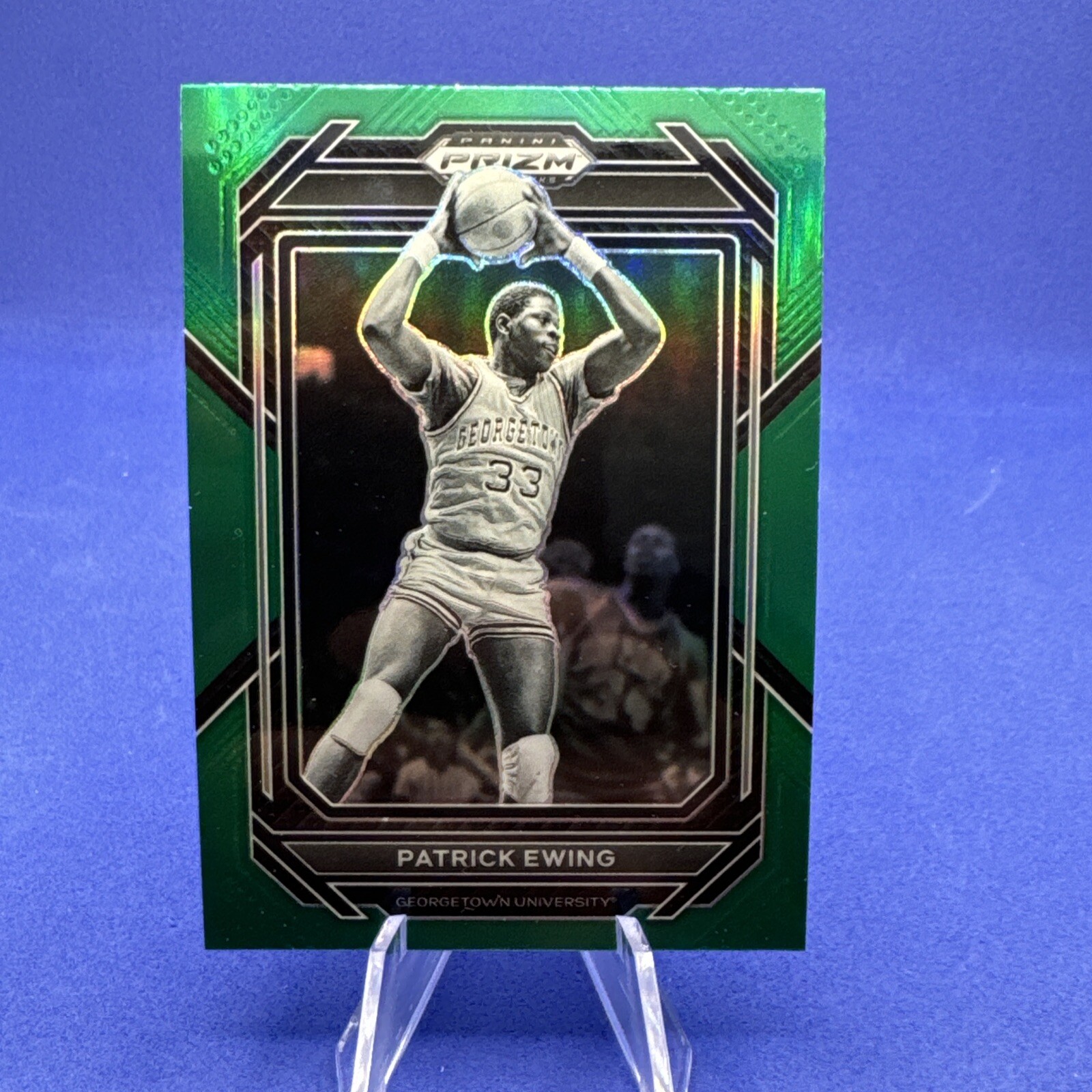2023 Panini Prizm Draft Picks Patrick Ewing Green Prizm #96