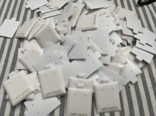 96 Pcs White Puff Pad Earring Card Jewelry Display