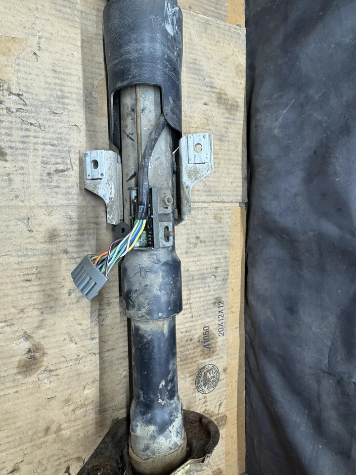 1987-91 Ford f150 f250 F350 Bronco Manual Floor Shift Steering Column Tilt - Imagem 4 de 4