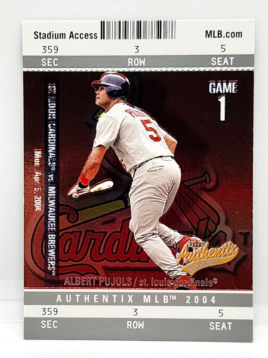 PUJOLS auto Fleer Showcase Rookie 【公式通販】