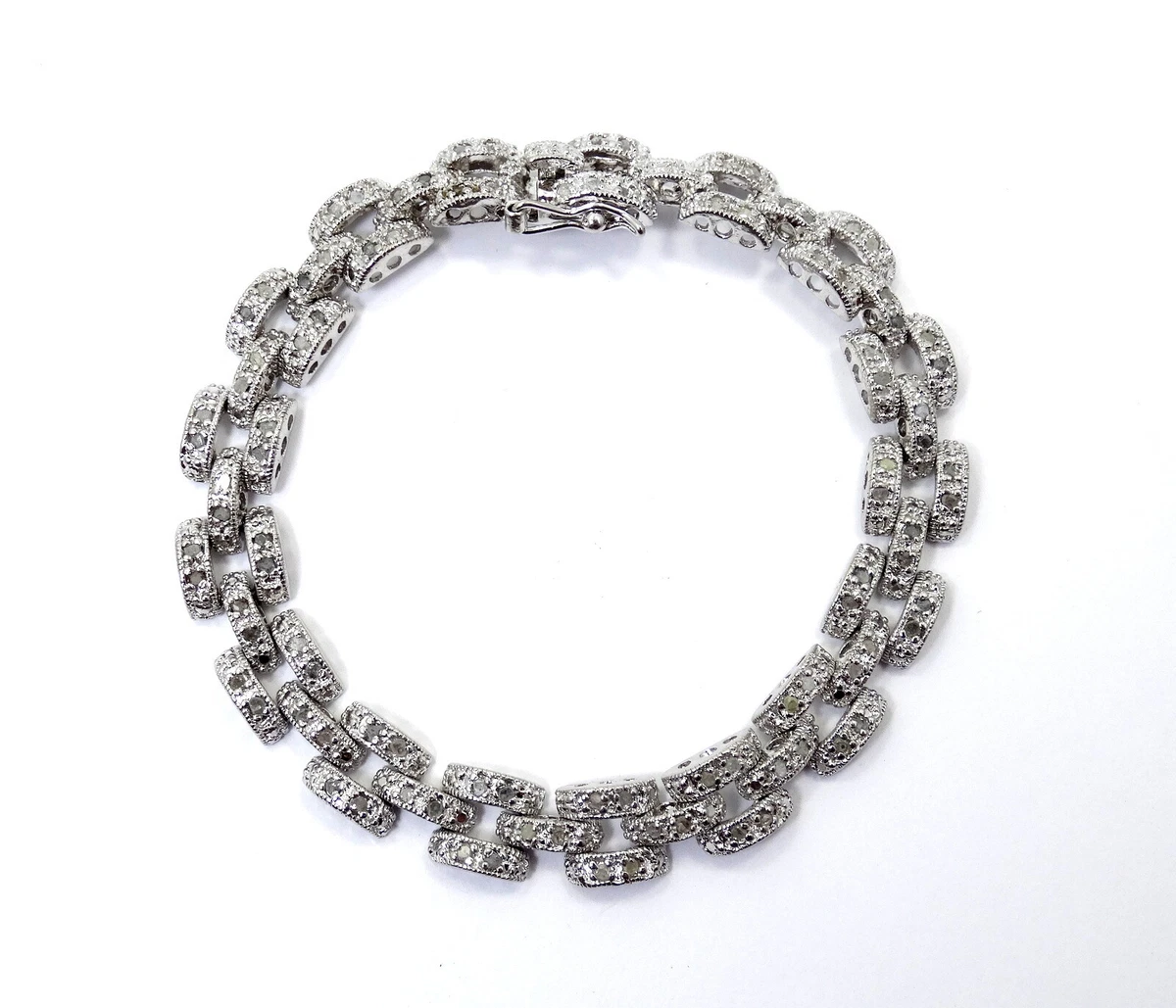 Victoria Townsend DBJ DIAMOND Sterling Silver Art Deco Style