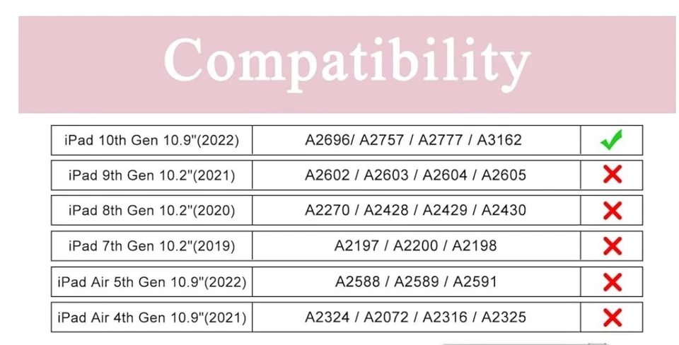 vopotek BT color illuminated backlit keyboard Ipad 10 case  Pink  ONLY NEW - Image 2 of 4