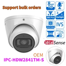 US VALUCAM 8MP 4K WizSense MIC Starlight POE IR Turret Dome IP Camera SMDPlus AI