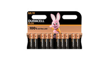 10x Duracell AA Plus Power Alkaline Batteries New Pack LR6 MN1500 Long Expiry