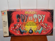 Vintage Spy vs Spy Board Game by Milton Bradley