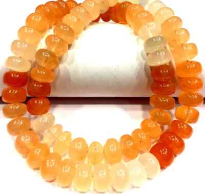 AAA+QUALITY Natural Strawberry Quartz Smooth Beads 10.MM Rondelle Polished Beads