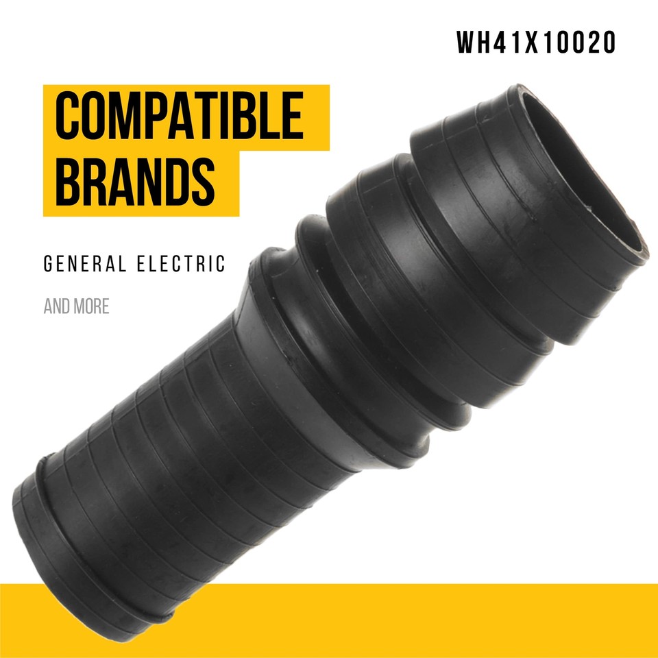 Upgraded WH41X10020 Adapter Drain Hose Compatible GE Washing Machine