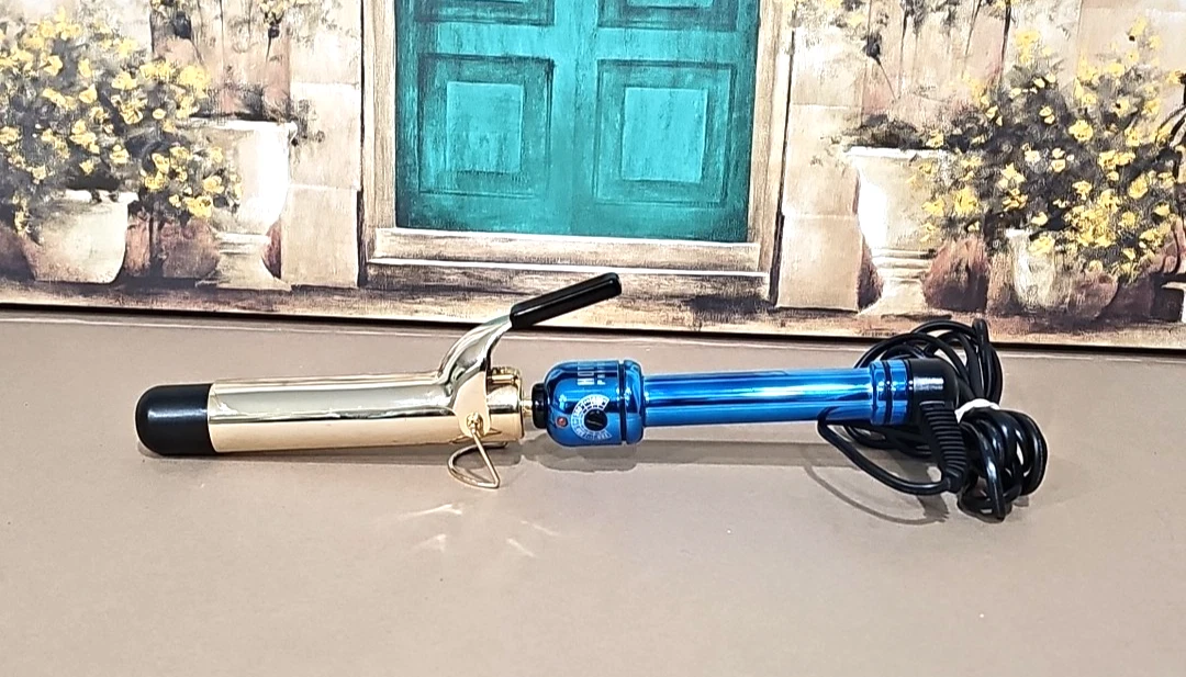 Hot Tools All Hair Types Blue Hair Curling & Straightening  display picture 2