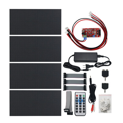 4*P5 Voice Control RGB Music Spectrum Display Rhythm Light w/ Controller Board O