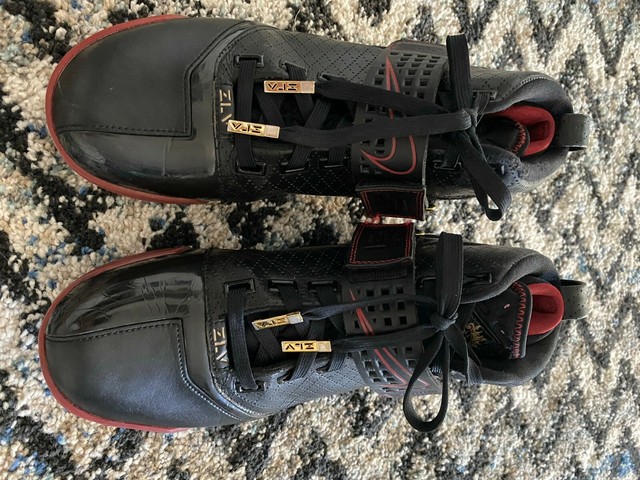 lebron 5 black and red