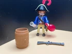 Vintage Playmobil 3791 Pirate and Water Barrel-100% Complete