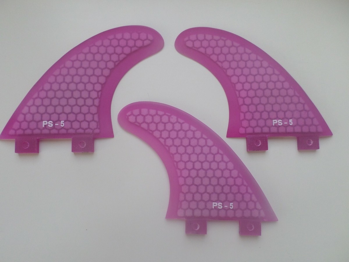 PERFORMANCE CORE surfboard THRUSTER FINS pink (set x 3