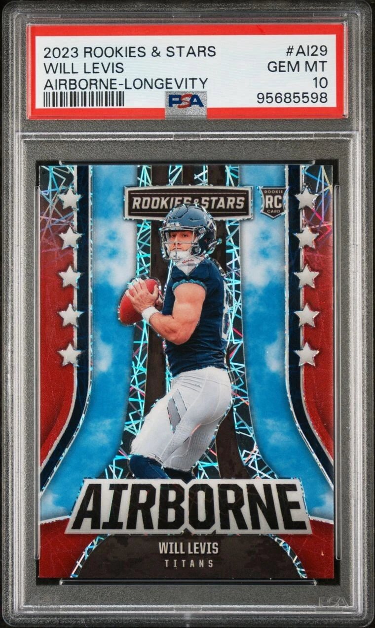 Will Levis Panini Rookies & Stars Airborne #AI29 Longevity