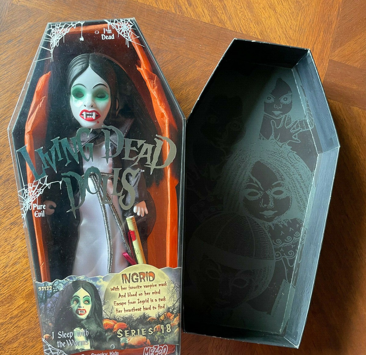 MEZCO Living Dead Dolls Series 18 Ingrid Doll Horror Zombie Doll