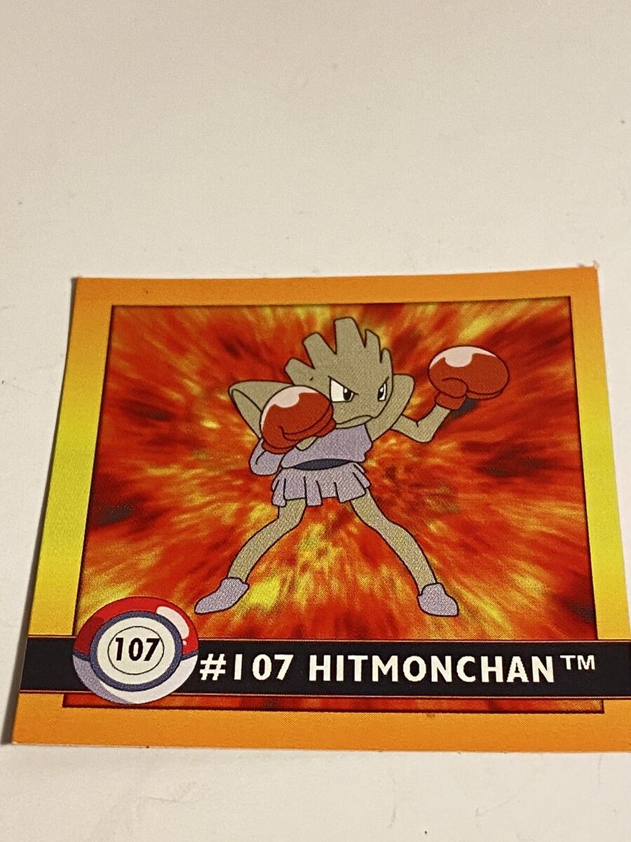 Pokemon small sticker Hitmonchan