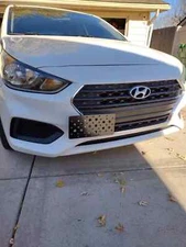 Front Bumper Tow Hook License Plate Mount Bracket For Hyundai Accent 2012-2017