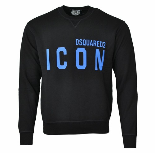 ✓ DSQUARED MILANO Felpa uomo - TG. S-M-L-XL-XXL colore Blu S74GU0001 | eBay