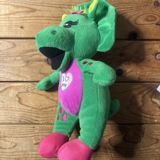 Baby Bop Talking Singing Stuffed Plush Dinosaur Toy Barney Friends 2017 WORKS