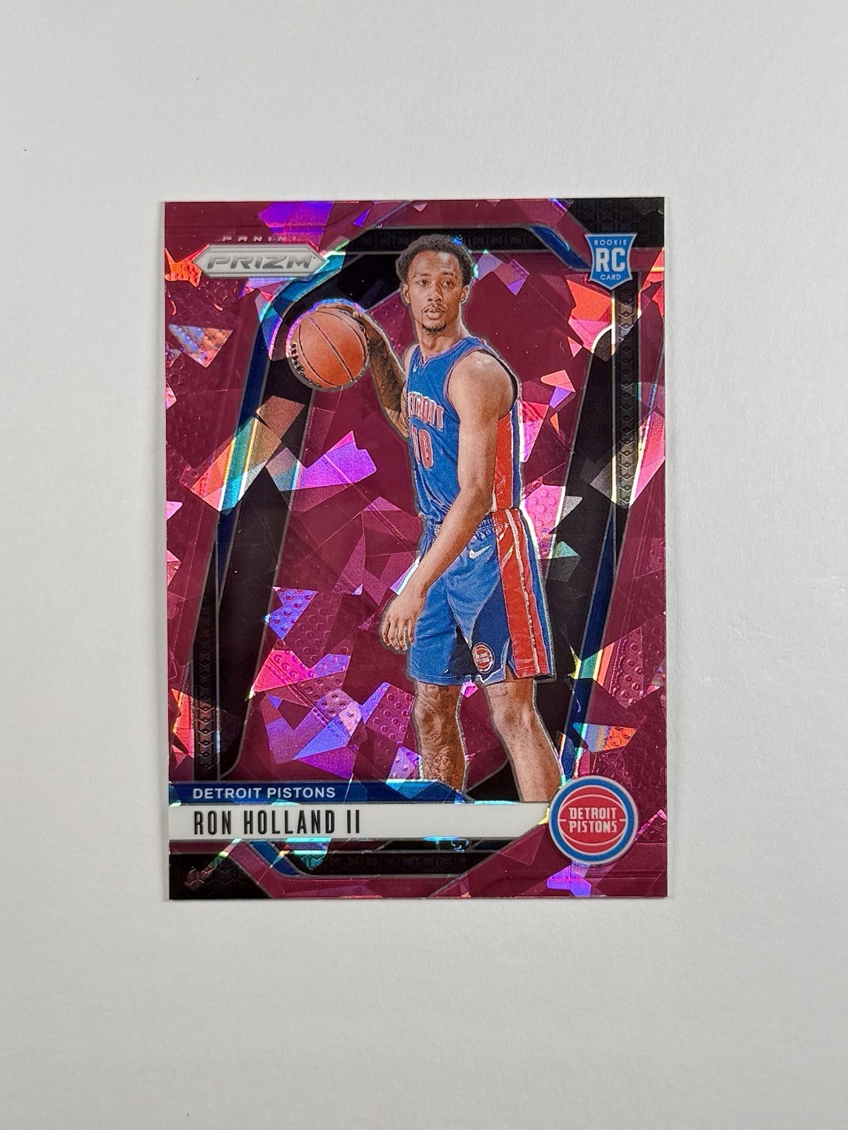 2024-25 Panini Prizm - Ron Holland II #269 Pink Ice Prizm (RC)
