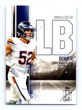 #101 2024 Topps Signature Class BASE { Jonah Elliss RC Broncos