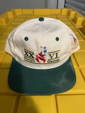 Vintage 1996 Atlanta Olympic Games Torch Logo The Game Snapback Hat Cap ATL 90s