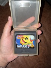 Sega Game Gear Pac-Man Cartridge Game w/ Protective Case Namco