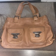 Marc Jacobs Venetia Satchel Handbag Beige/Tan...