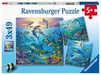 4005556051496 Puzzle 3 X 49 ElementóW. Podwodne żYcie Ravensburger