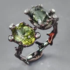 Jewellery 6 ct+ Natural Tourmaline Ring 925 Sterling Silver Size 9 /R440700