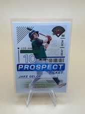 2024 Panini Prospect Edition - Jake Gelof #196 