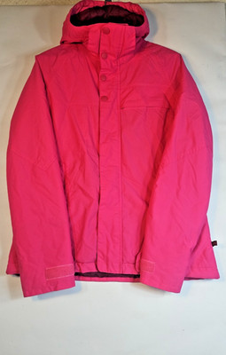 Burton Dry-Ride Hooded Ski Jacket. Women's Medium. Pink.