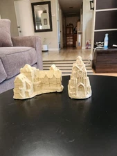Vintage Mr Sandman Sand Castle Sculptures – Set of 2 Real Sand Art Canada
