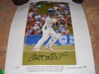 JACQUES KALLIS CRICKET HAND SIGNED PHOTOGRAPH POSTER CRICKETER 22" X 16"