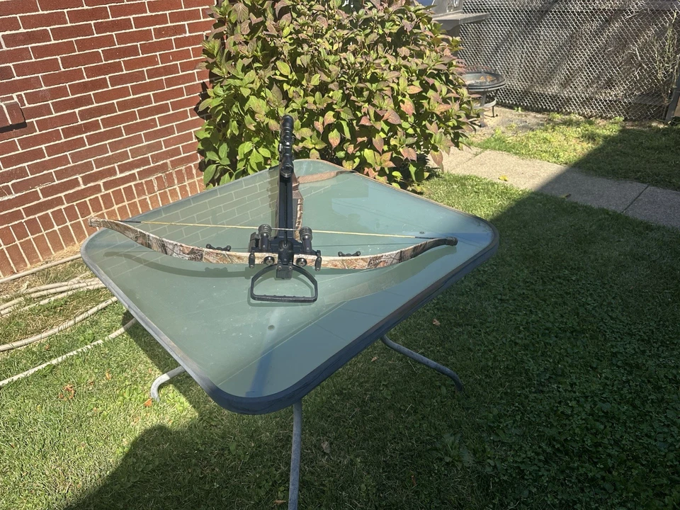 Ballesta recurva Excalibur Ibex usada arco de tiro con arco camuflaje ambidiestro Foto 3 de 4