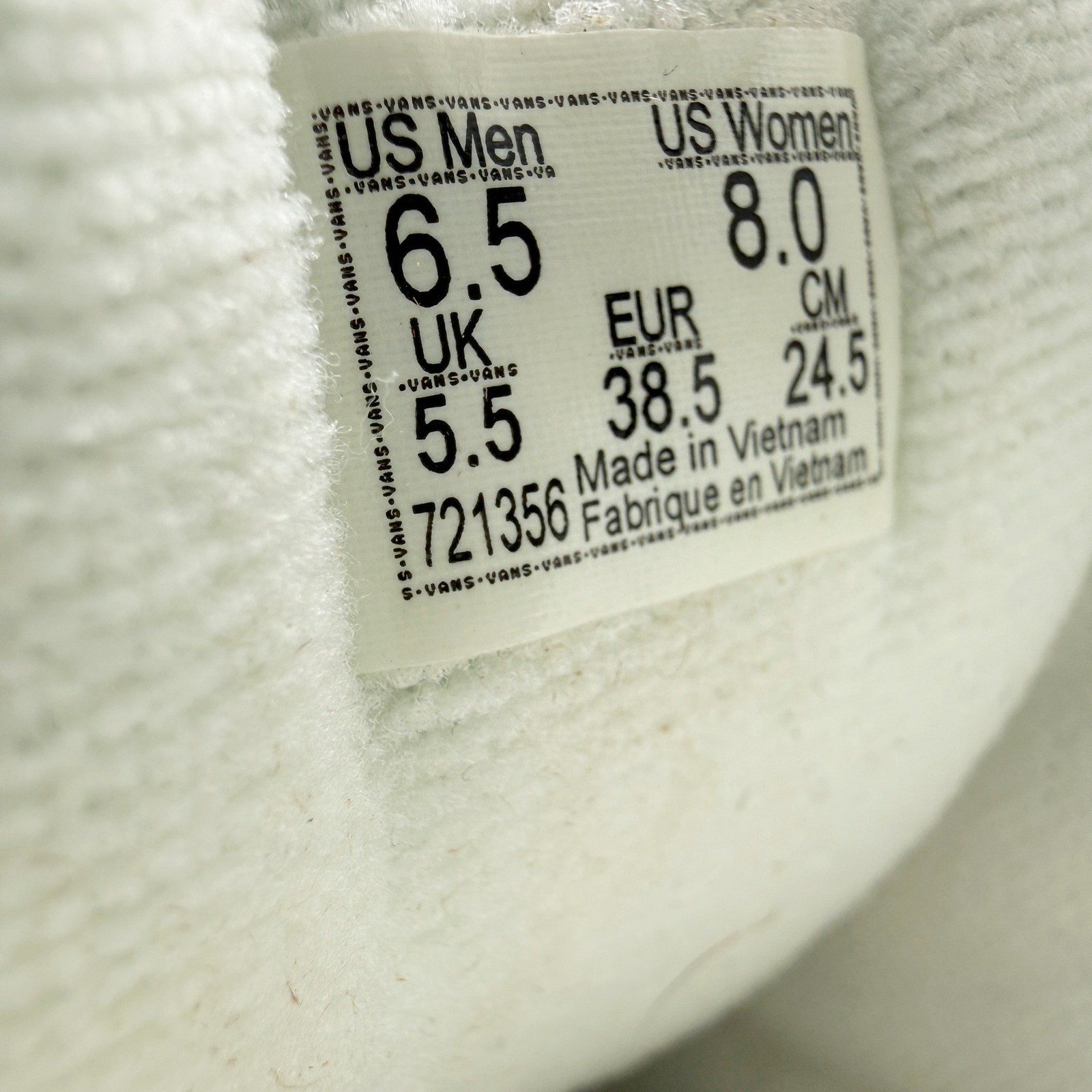 Vans Knu Skool Platform Low Top Sneakers Size 8 Womens White/Blue NEW thumbnail 5