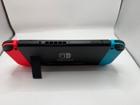 Nintendo Switch 256GB Gray Console with Neon Red and Neon Blue Joy-Con & Extras!