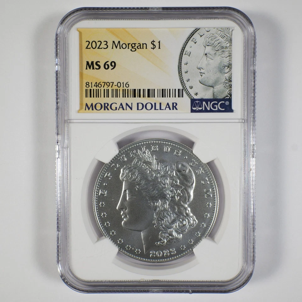 2023 Morgan & Peace NGC Graded MS/PF69 6-Coin Set 31094 - Image 2 of 4