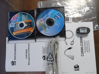 HT Instruments Topview Managment Software + C2006 Optisch USB Adapter
