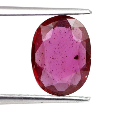 Natürlich Bangkok Rubin 2.37 Karat Rosa Rot Facettiert Oval Schnitt Locker