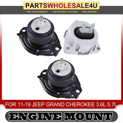 Engine Motor & Trans Mount 3PCS Set For 2011-2019 Dodge Durango 3.6L / 5.7L RWD