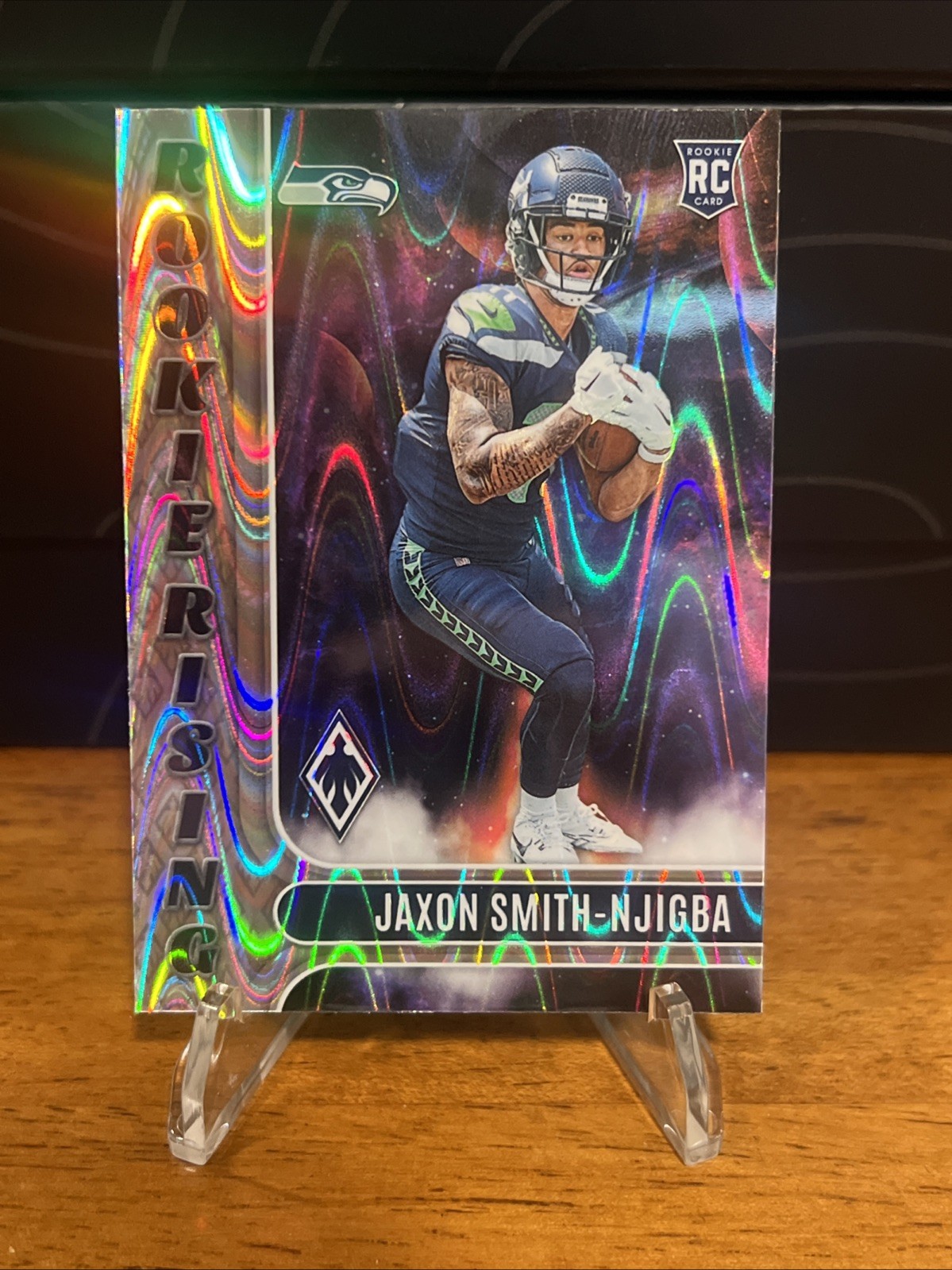 2023 Panini Phoenix - Rookie Rising Silver Seismic RIS-9 Jaxon Smith-Njigba (RC)