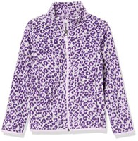 Amazon Essentials MäDchen Fleecejacke Hellgrau/Purpur 3