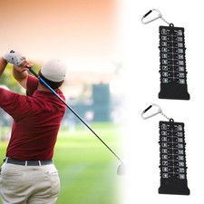 2x Golf Score Counter Small Golf Scorekeeper for Practice Golf Accessories
