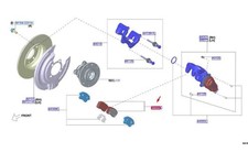 Nissan Juke F16 Bremsbeläge hinten 4406000Q3C NEU ORIGINAL